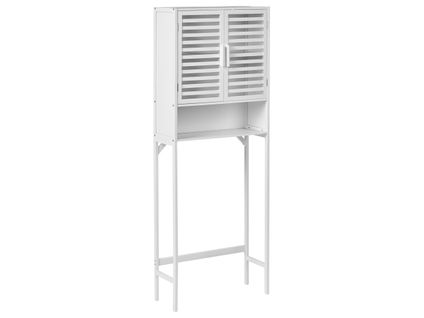 Meuble Haut Okarche Bambou 63 Cm Blanc