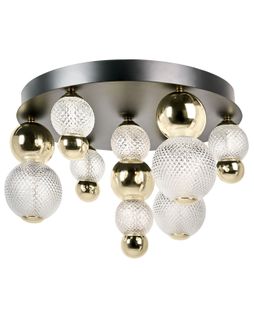 Plafonnier à LED Sora Verre Doré