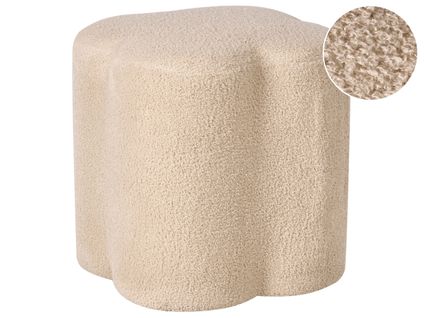 Pouf Mancos Bouclé Beige