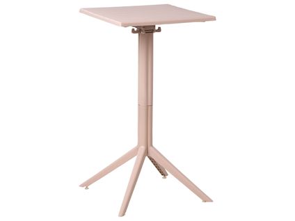 Table De Bar De Jardin Lemnos 60 Cm 60 Cm Beige