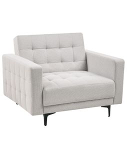 Fauteuil Aberdeen Tissu Gris Clair