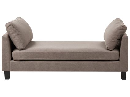 Chaise Longue Archiane  Tissu Taupe