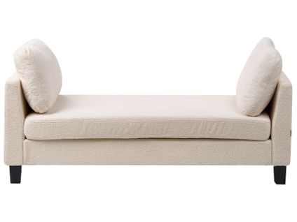 Chaise Longue Archiane  Tissu Blanc Cassé