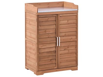 Table De Rempotage Tereville Bois De Sapin 67 Cm 45 Cm Marron