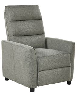 Fauteuil Inclinable Sande Repose-pieds Inclus Tissu Vert Clair