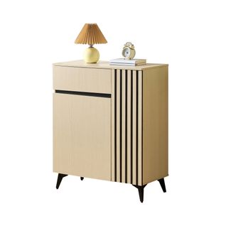 Meuble à Chaussures 2 Portes Et 1 Tiroir, Couleur Bois