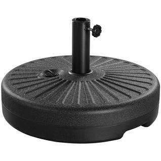 Pied De Parasol Rond 50 Cm Ø Base De Lestage Remplie D'eau 22 L