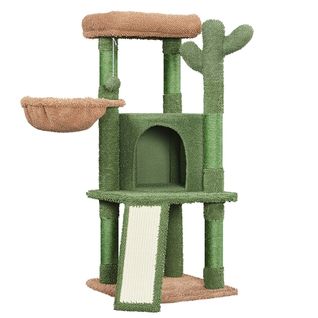 Arbre À Chat Design Cactus Tour Pour Chat En Peluche Hauteur 106,5 Cm