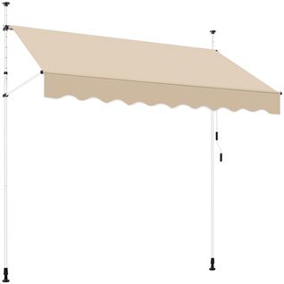 Store Banne Manuel Réglable En Hauteur Et En Inclinaison 250 X 120 Cm