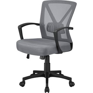 Chaise De Bureau Ergonomique En Maille Respirant Support Lombaire Réglable