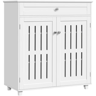 Meuble à Chaussures à 4 Niveaux Avec Étagères De Rangement Réglables En Hauteur, Blanc