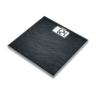 Gs 203 Slate - Pèse-personne En Verre Motif Ardoise
