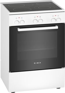Cuisinière Vitrocéramique Hka090220 Blanc A