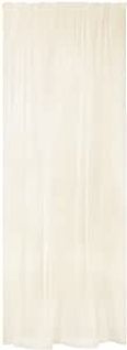 1 Pièce Rideau Semi-transparent. Suspension Avec Passe-tringle Voilage. 140x225 Cm. Sable. Vh5860sd