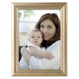 Cadre Photo En Bois Et Vitre. Cadre Photo De Style Artos. 30x40 Cm Environ. Or