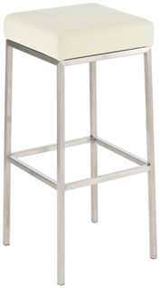 Tabouret De Bar Montréal 80 Crème/acier Inoxydable