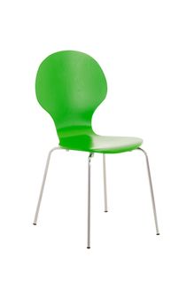 Chaise De Visiteur Diego En Bois Vert