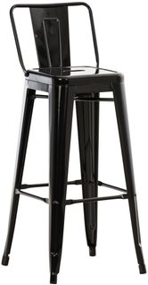 Tabouret De Bar En Métal Mason Noir