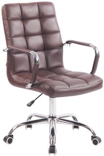 Fauteuil De Bureau Deli En Similicuir Bordeaux