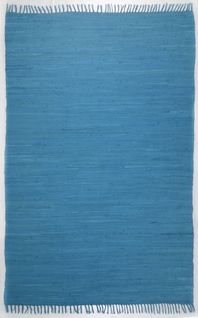 Tapis Réversible En Coton Happy Cotton 70x140 Cm - Turquoise
