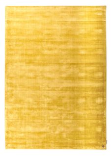 Tapis En Viscose Tissé Main Aspect Vieilli - Shine 65x135 Cm - Doré