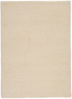 Tapis Berbère Original En Laine Hadj 140x200 Cm - Blanc