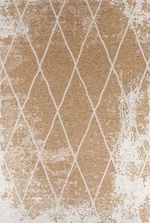 Tapis Graphique Et Brillant Fine Lines 140x200 Cm - Doré