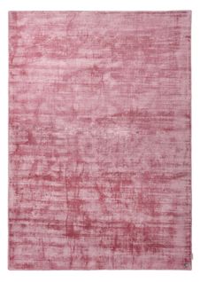 Tapis En Viscose Tissé Main Aspect Vieilli - Shine 65x135 Cm - Rose