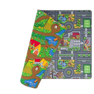 Tapis Rues Réversible 200x300cm Multicolore