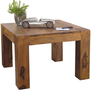 Table Basse Bois Massif 60x40x60 Cm Table D'appoint Table De Salon Design Sheesham