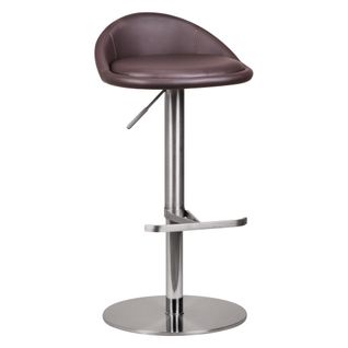 Tabouret De Bar Reglable 65 - 90 Cm Chaise De Bar Tabouret Bistro Métal Marron