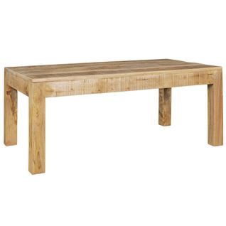 Table Basse Bois Massif 110x47x60 Cm Table En Bois Table D'appoint Salon
