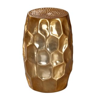 Table D'appoint Metal 30x47x30 Cm Table Basse De Salon Ronde Orientale