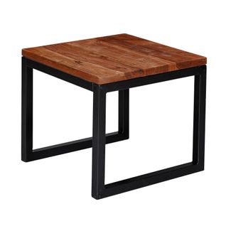 Table D'appoint 45x40x45 Cm Table De Salon En Bois Massif Table De Salon