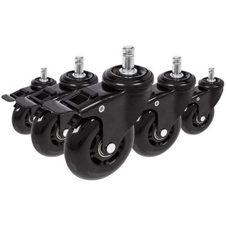 Roulettes 5x Rolo Skate S 11mm/75mm 100% Polyuréthane Noir