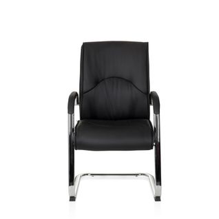 Chaises Cantilever Sovrano V Simili Noir Accoudoirs Compris