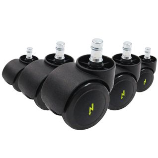 Roulettes 5x Rolo Esd 10mm/50mm Métal, Plastique Noir