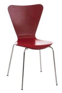 Chaise Empilable Calisto Rouge