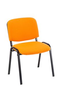 Chaise Visiteur Ken Tissu Orange