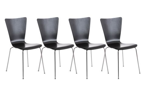 Lot De 4 Chaises Aaron Noir
