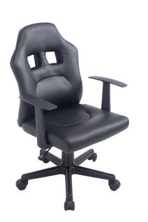 Fauteuil De Bureau Fun Pour Enfants Noir / Noir