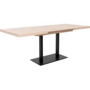 Table à Manger Extensible - Rectangulaire - Décor Chene Sonoma -8/10 Personnes - 120-200xp 80xh 75
