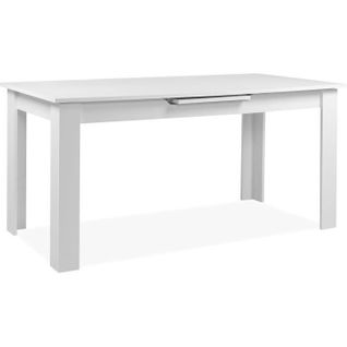 Table Extensible - Birmingham - 80b - Ouverture Synchonisée Automatique - Décor Blanc - 8 / 10 Pers