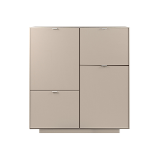 Buffet Haut 4 Portes Beige L187 Cm