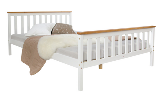 Lit Futon Double 140x200 Bois Blanc