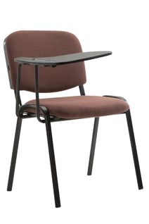 Chaise Ken En Tissu Avec Tablette Rabattable Marron