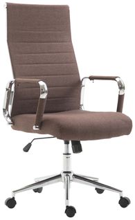 Fauteuil De Bureau Kolumbus Tissu Marron