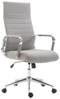 Fauteuil De Bureau Kolumbus Tissu Gris