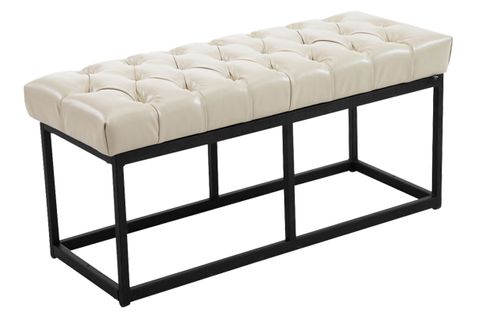 Banquette Amun B Similicuir Crème/100 Cm