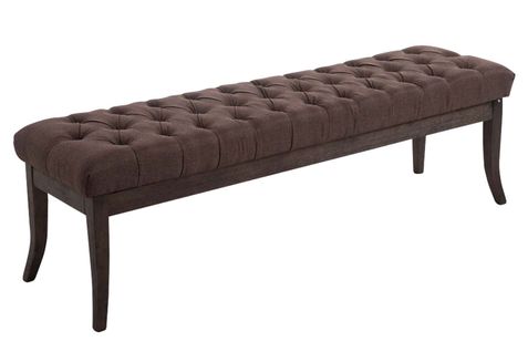 Banc Ramses Tissu Antique Sombre Marron/150 Cm